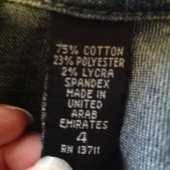 Ideology Denim Top Light Weight Jacket - Picture 3 of 5